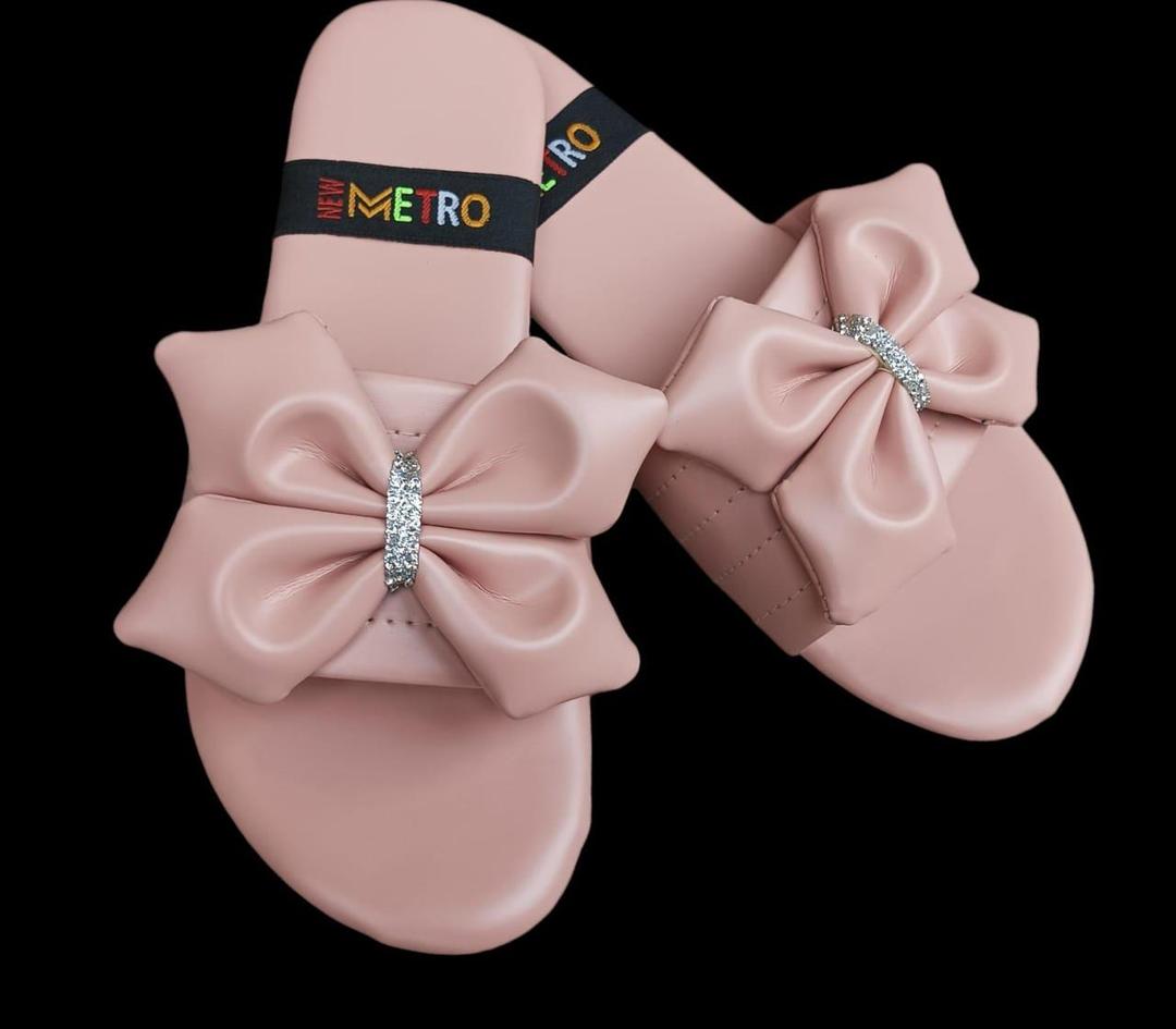Women's Pink PU Leather Brogue Flat Shoes – Elegant Semi-Formal Comfort Footwear
